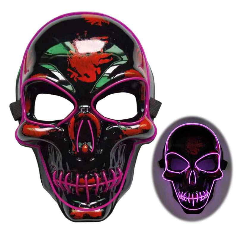 Halloween LED Skull Mask for Adults – Cool Illuminated Mask for Parties, Trick-or-Treat & Cosplay