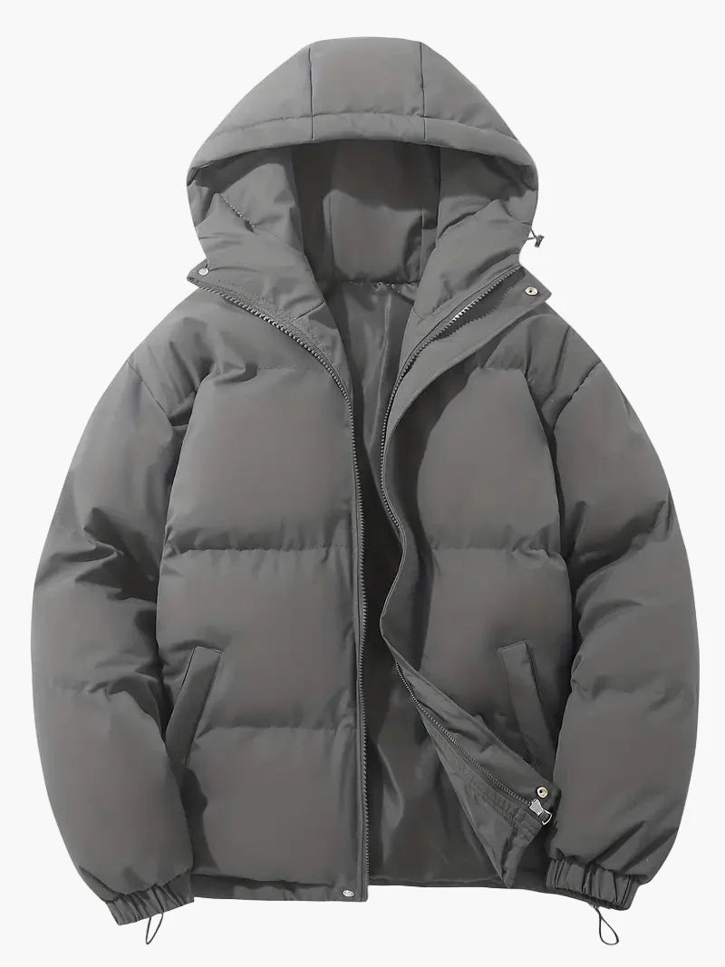 Men's Padded Winter Jacket with Hood – Classic Style and Ultimate Warmth