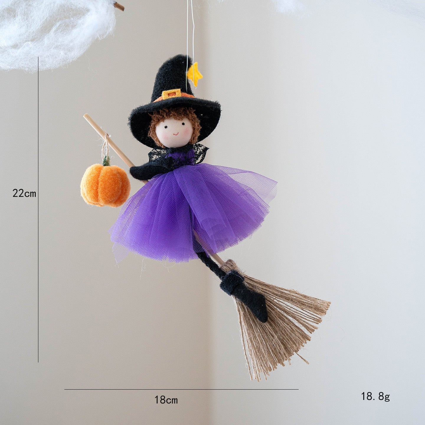 Halloween Witch Dolls Decoration – Charming Pendant for Celebration & Party