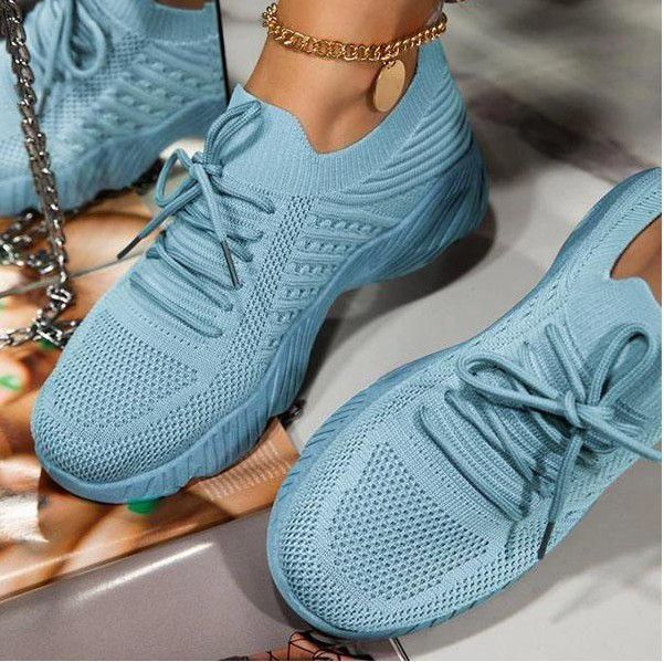 Clive – Flat Color Lace-Free Flying Father Shoes