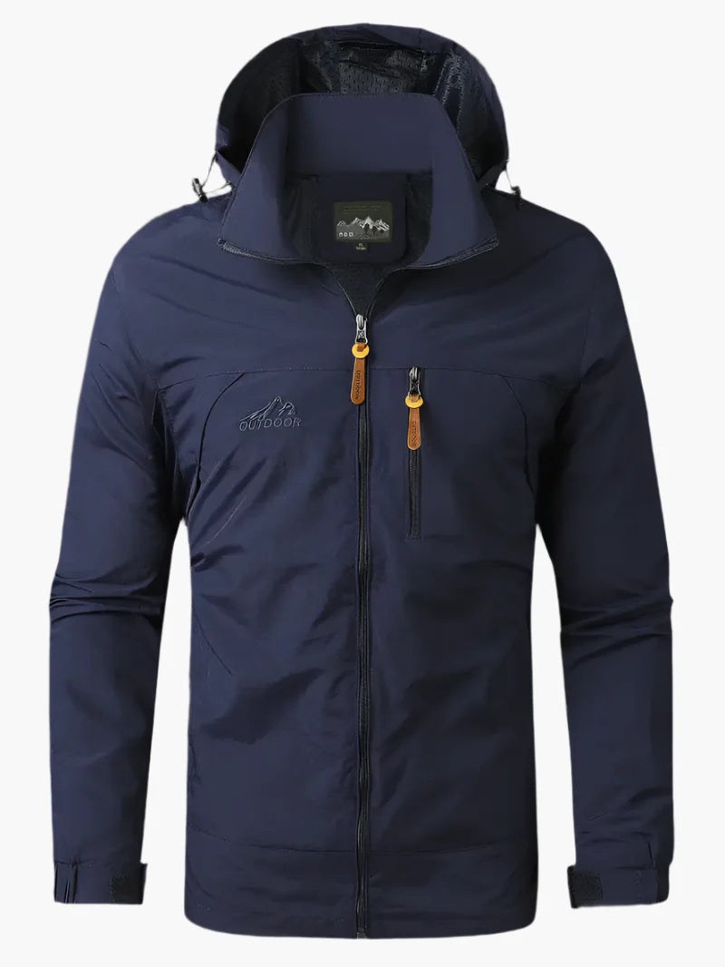 Men's Outdoor Jacket Waterproof and Windproof – Functional Hiking Jacket for Adventures and Daily Use