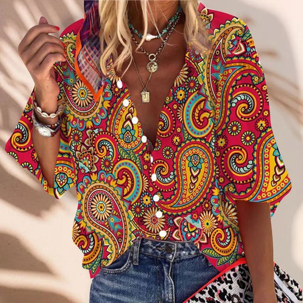 Laura – Personalized Patterns Women's Blouse