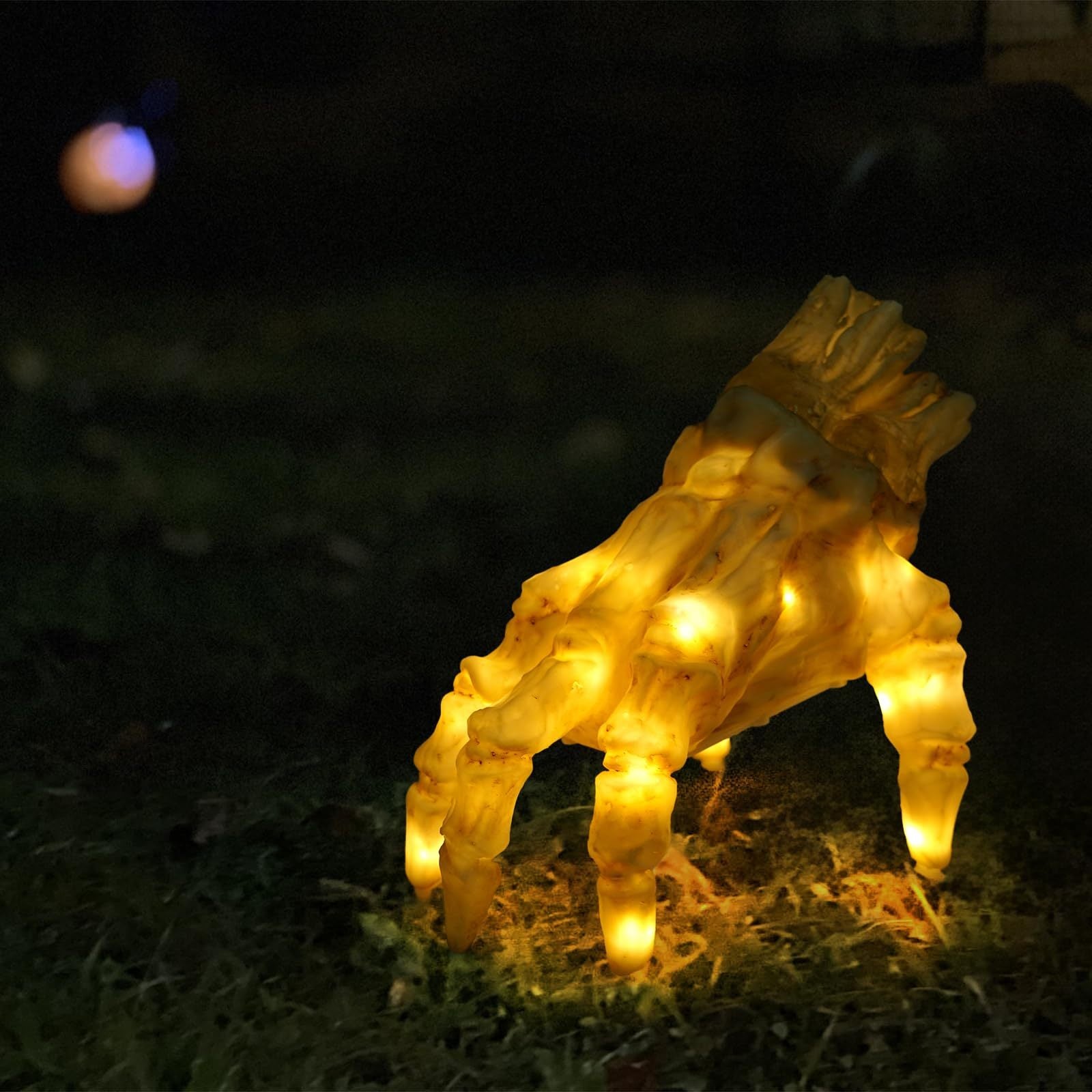 Halloween Decoration Electric Ghost Hand With Light and Sound For Creepy Atmosphere