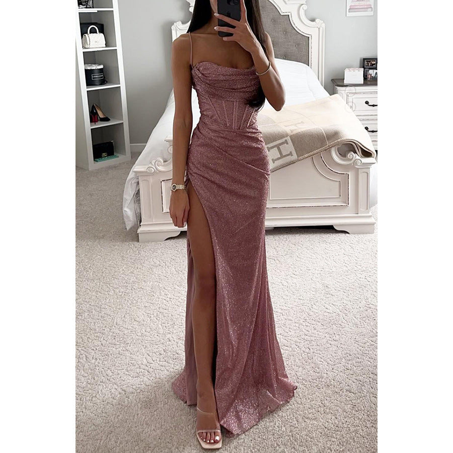 Christine – Casual Dress with Long Split