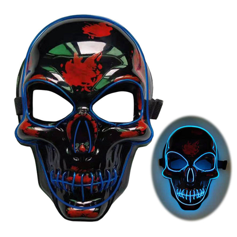 Halloween LED Skull Mask for Adults – Cool Illuminated Mask for Parties, Trick-or-Treat & Cosplay