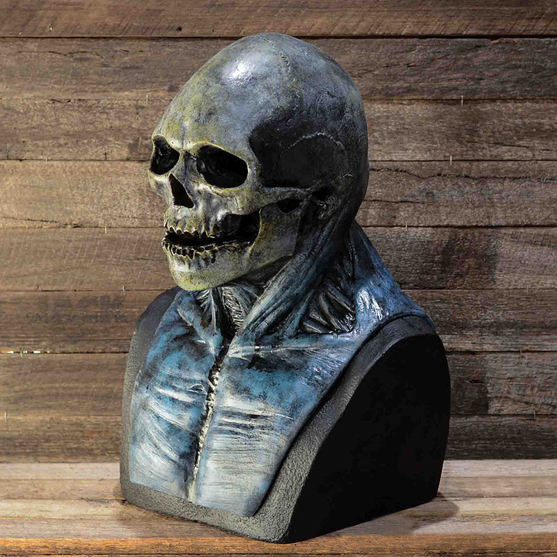 Halloween Skeleton Muscle Mask Latex – Creepy Costume & Decoration for Adults