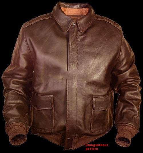 Oversized Men's Bomber Jacket of Vegan Leather with Zipper and Pockets for the Summer