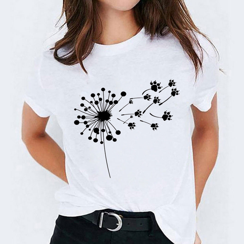 Vanessa – Cute Cotton T-shirt with Short Sleeves