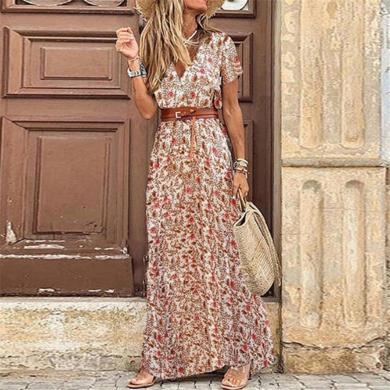Christine – Long Elegant Dress with Lace