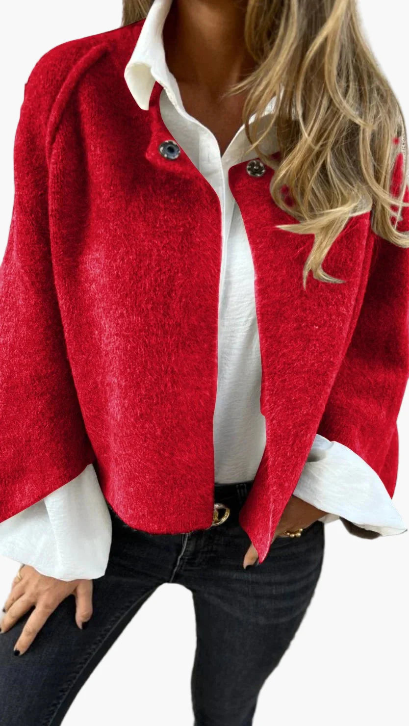 Ladies Elegant Trendy Jacket – Stylish Short Coat for Business & Casual Looks