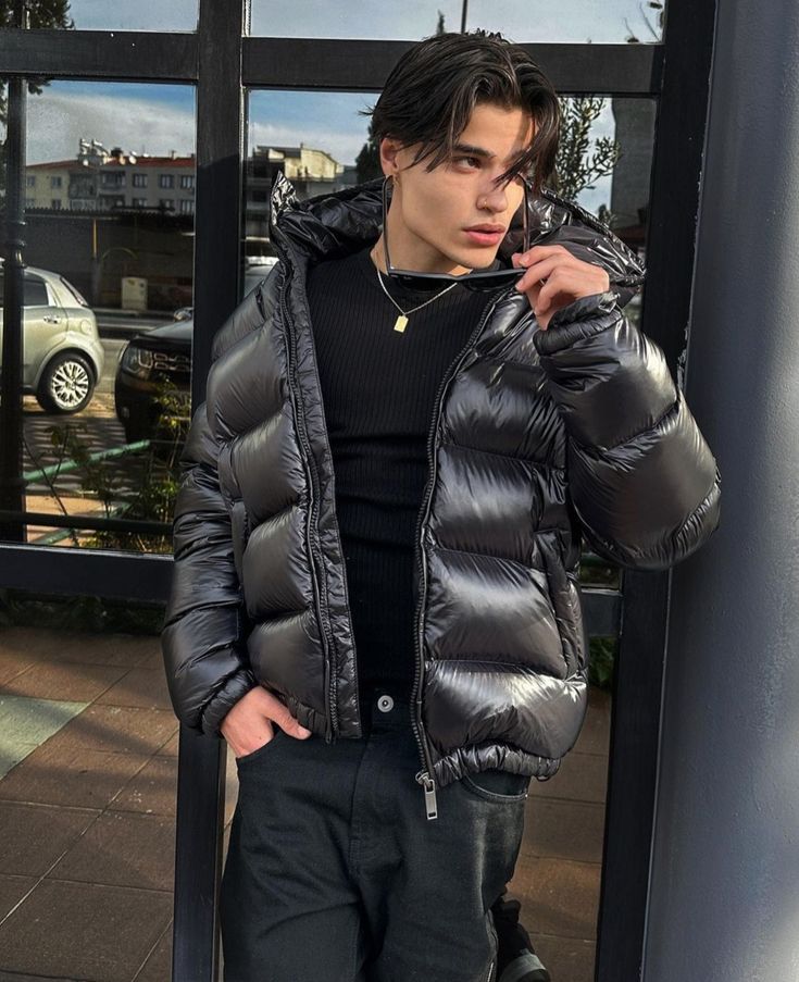 Men's Padded Winter Jacket – Fashionable Casual Outdoor Look