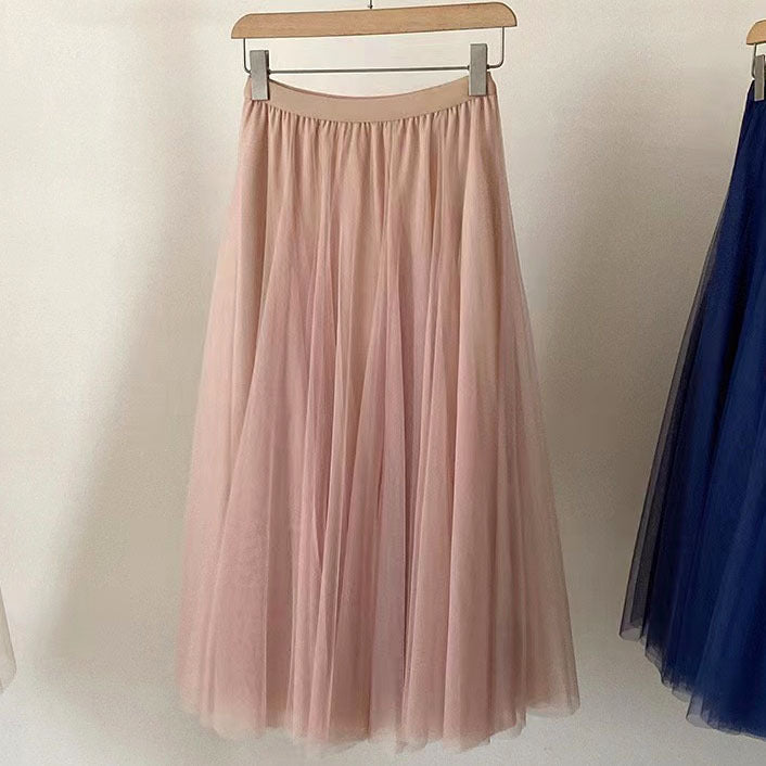 Women's pleated midi skirt – elegant A-line with flair for party, work & weekend