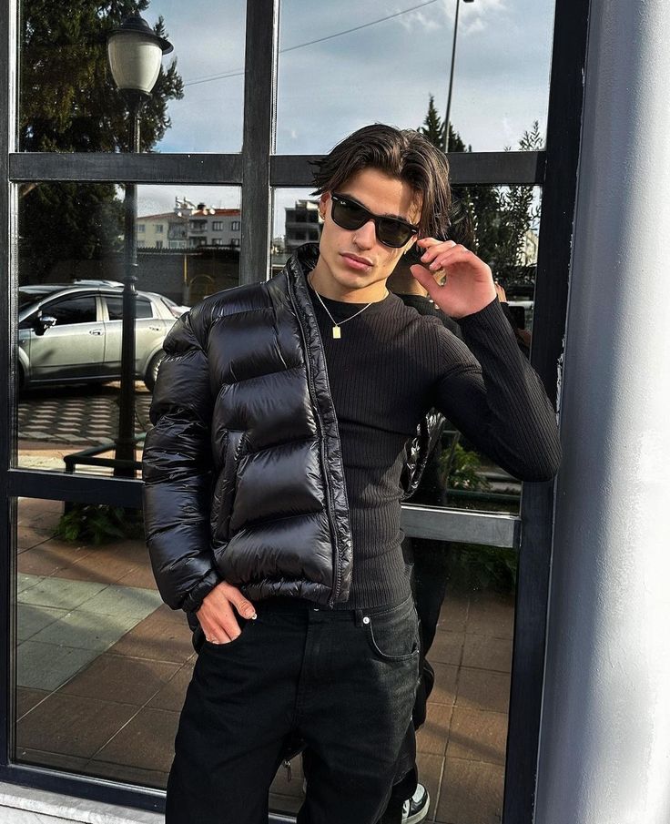 Men's Padded Winter Jacket – Fashionable Casual Outdoor Look