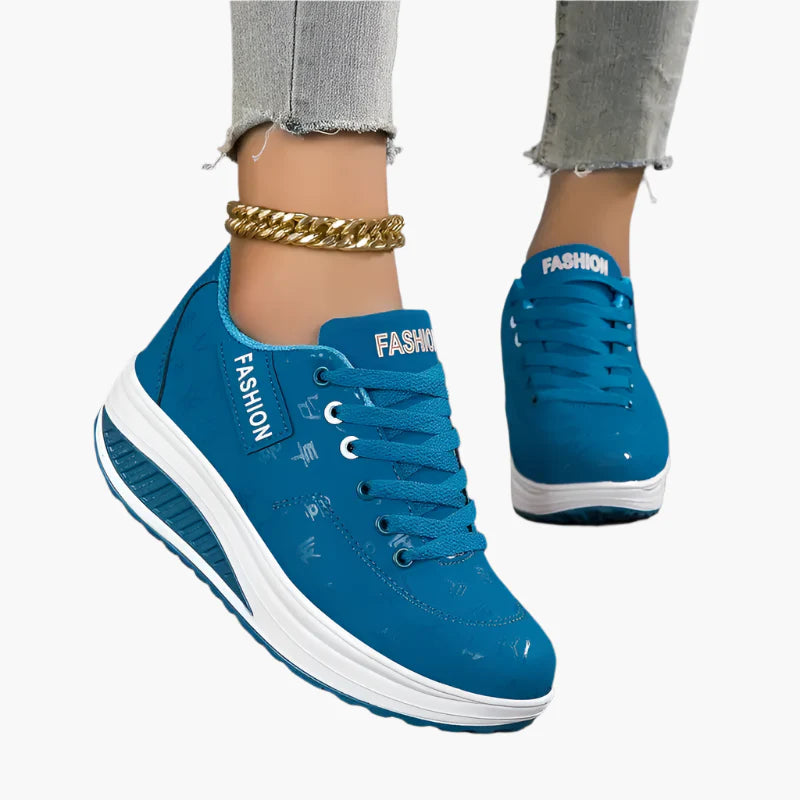 Women's platform sneakers – sporty lifestyle sneakers with thick sole