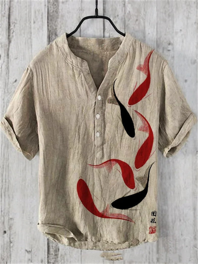 Liam – Three-button National Trendy Style Shirt