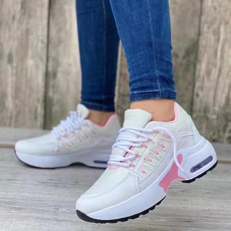 Linda – Casual Sneakers with Mesh and Laces