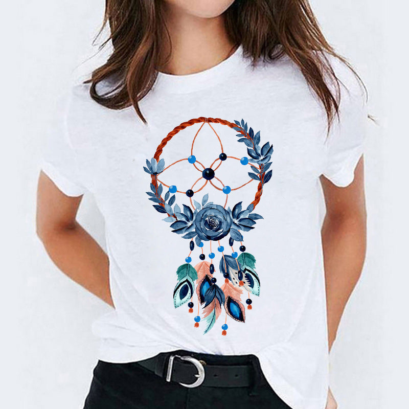 Vanessa – Cute Cotton T-shirt with Short Sleeves