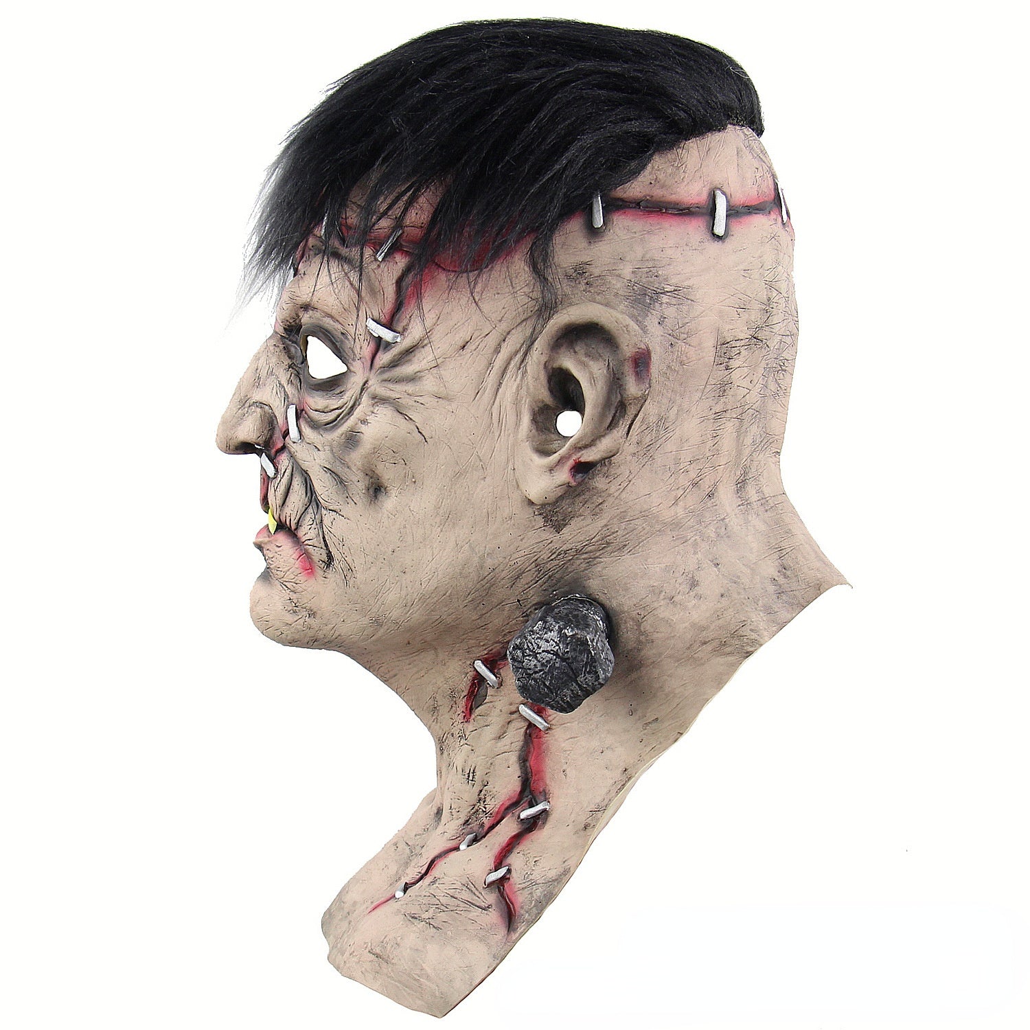 Halloween Frankenstein Adult Mask - Creepy Full Head Mask for Party & Costume Events