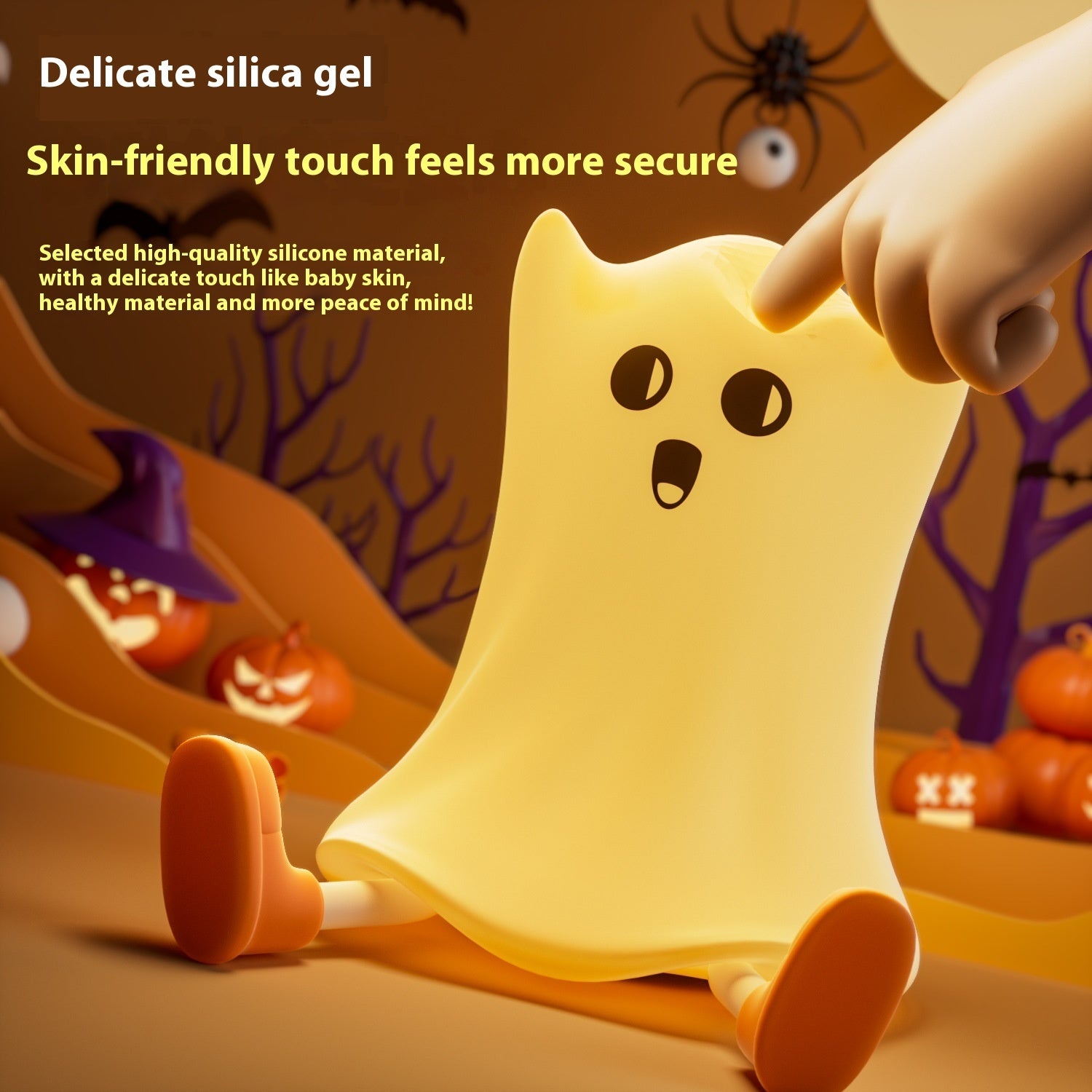 Halloween Spookje Night Light Cartoon Decoration for Children