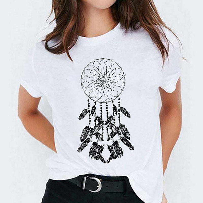 Vanessa – Cute Cotton T-shirt with Short Sleeves