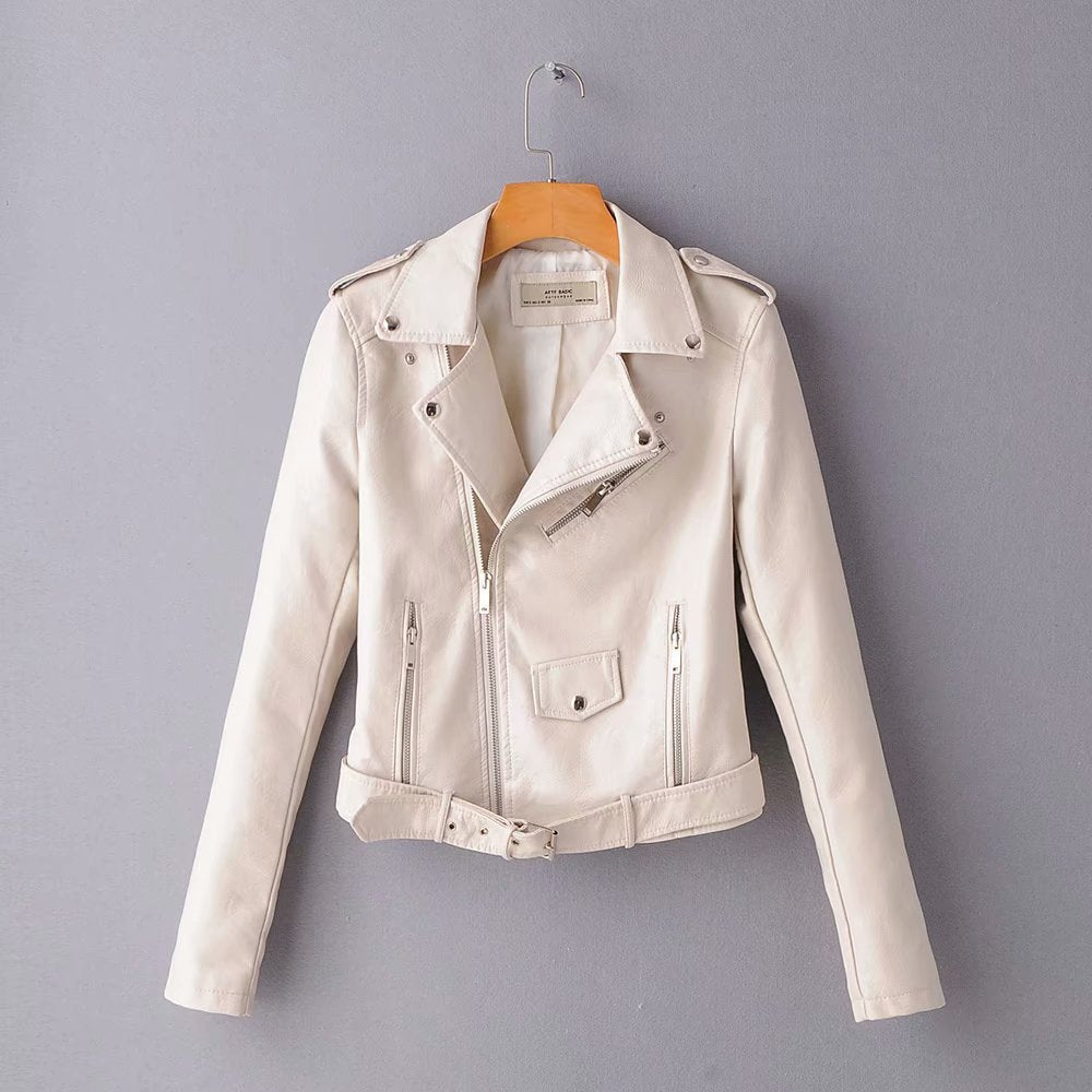 Rose – Korean Women's Vegan Leather Jacket