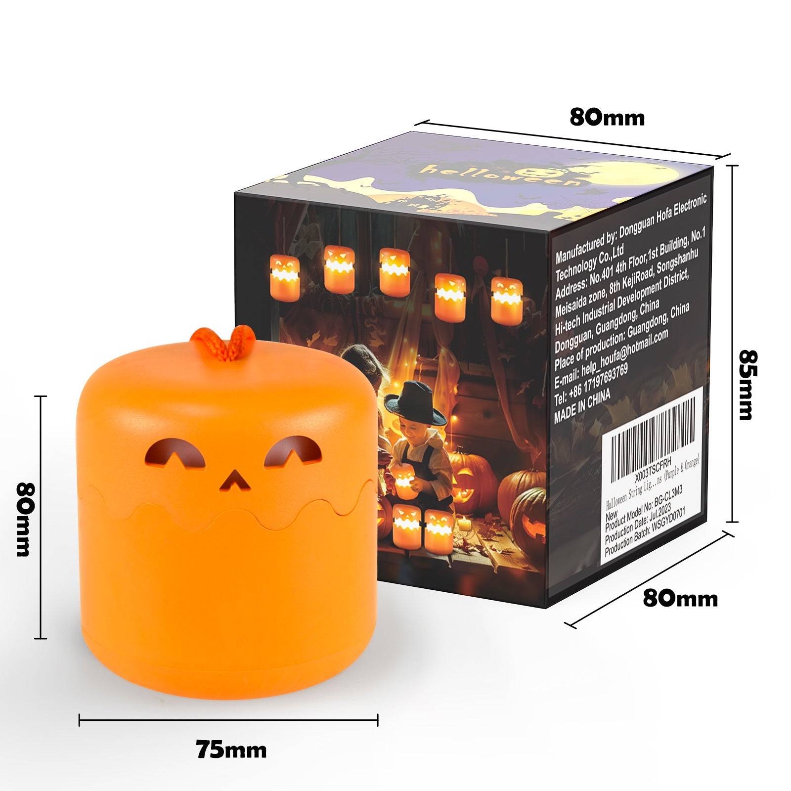 Halloween Decorative LED Lamps – Pumpkin Face – Festive Atmosphere Lighting for Halloween Parties & Trick-or-Treat