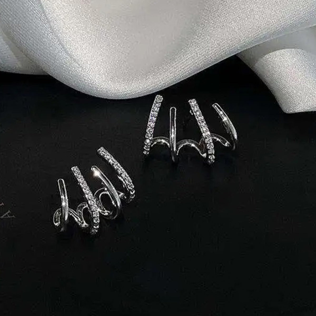 Jennifer – Silver Earrings with Zirconia