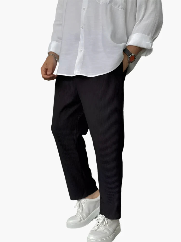 Men's Luxury Comfort Pleated Pants – Elegant and Versatile for Every Occasion