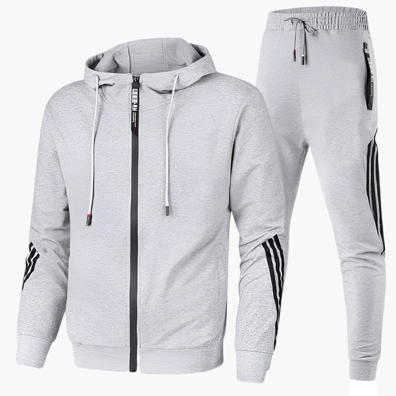Men's Tracksuit Sporty Jogging Suit Comfortable Style for Fitness and Leisure Time