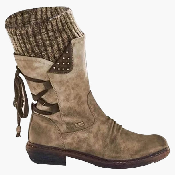 Women's Winter Boots Vintage Style Comfortable & Waterproof for Snow and Daily Use