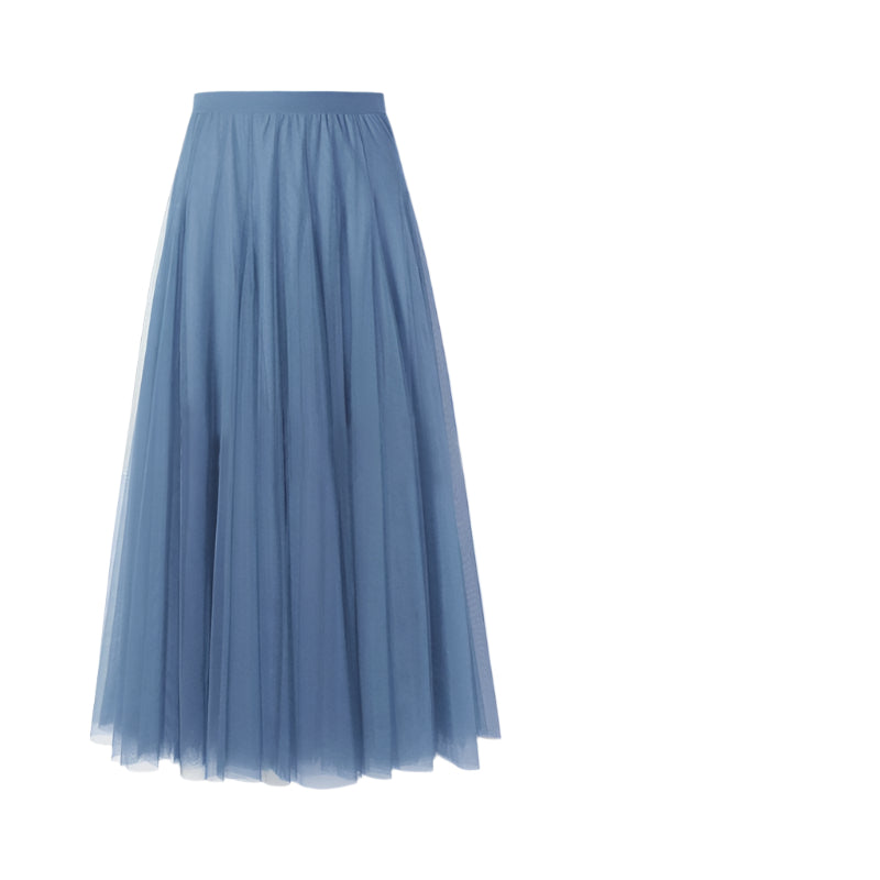 Women's pleated midi skirt – elegant A-line with flair for party, work & weekend