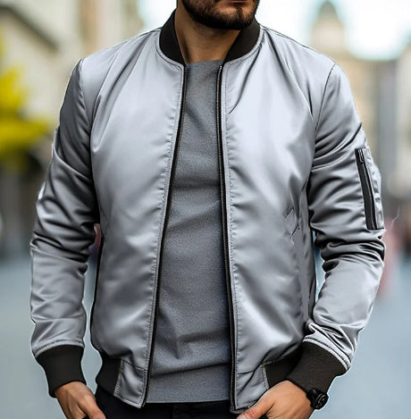 Doug – Modern Men's Bomber Jacket with Sporty Look