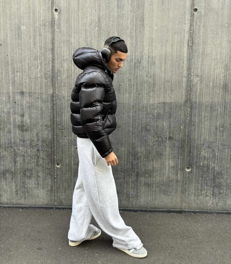 Men's Padded Winter Jacket – Fashionable Casual Outdoor Look