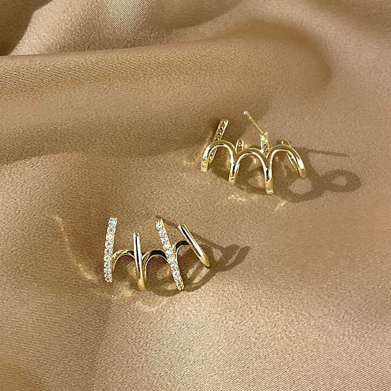 Jennifer – Silver Earrings with Zirconia