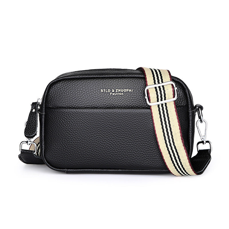 Women's crossbody shoulder bag with wide strap – Fashionable and practical for daily use