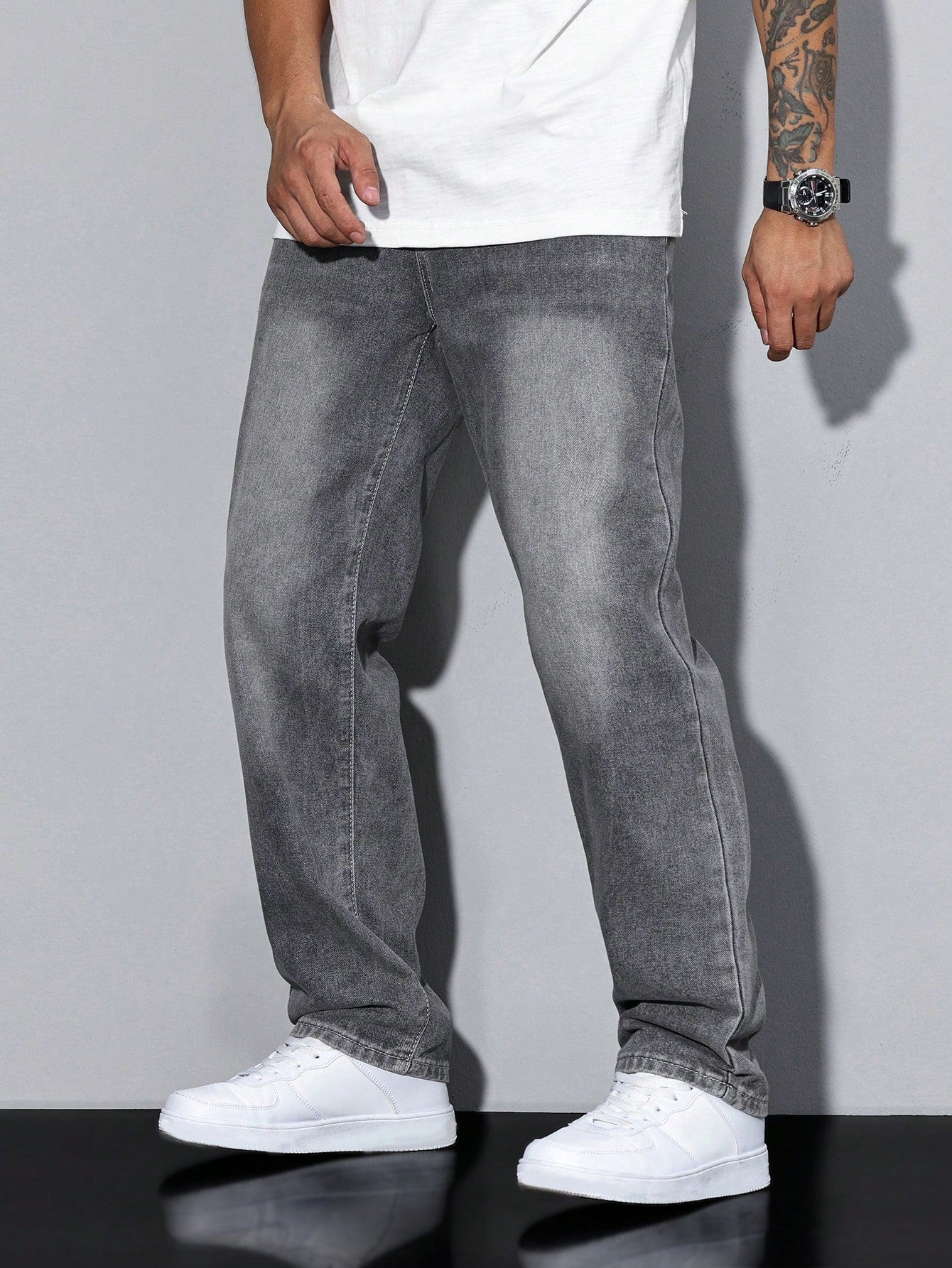 Men's Loose Casual Jeans Streetwear Comfortable Denim Pants