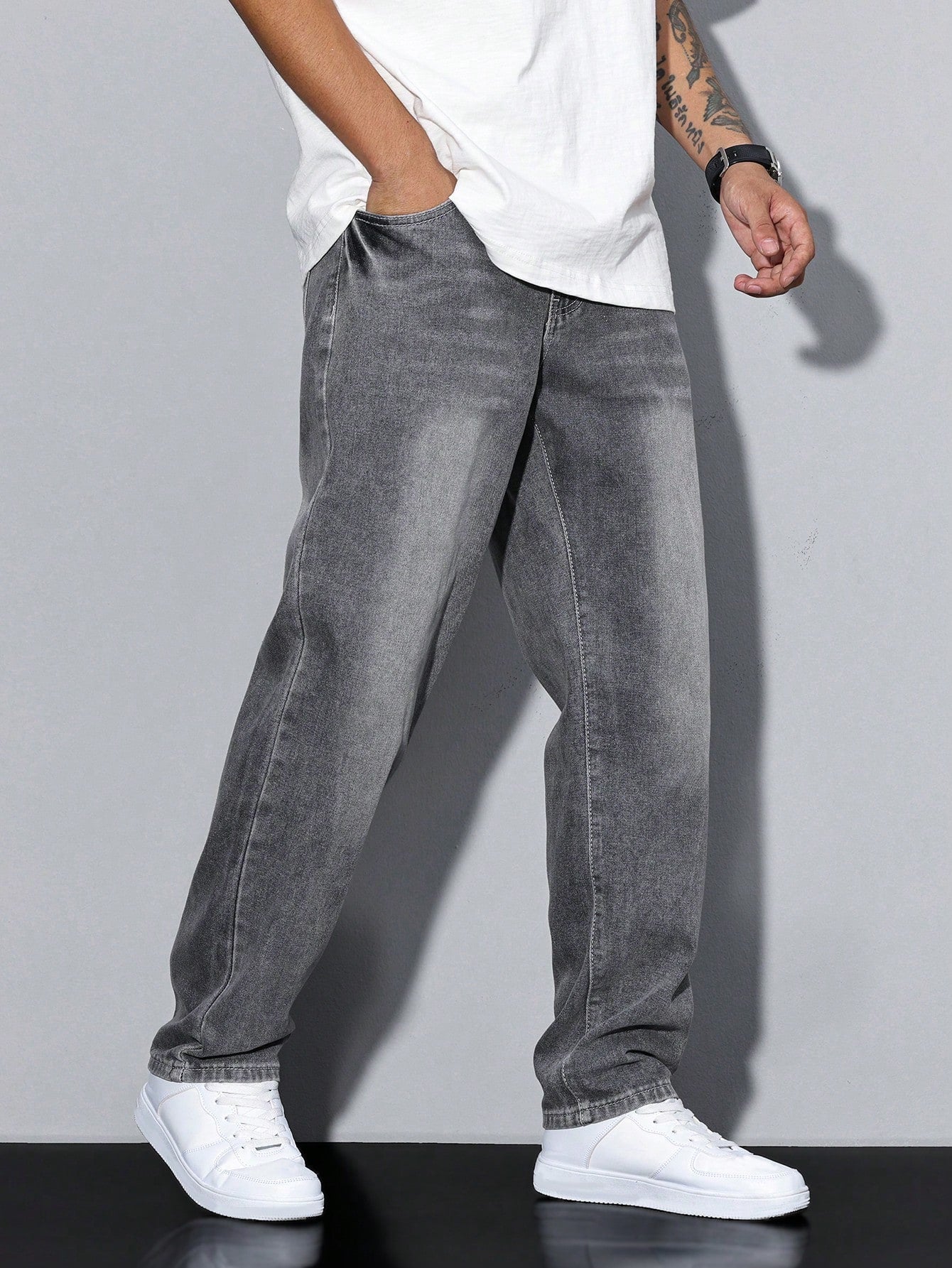 Men's Loose Casual Jeans Streetwear Comfortable Denim Pants