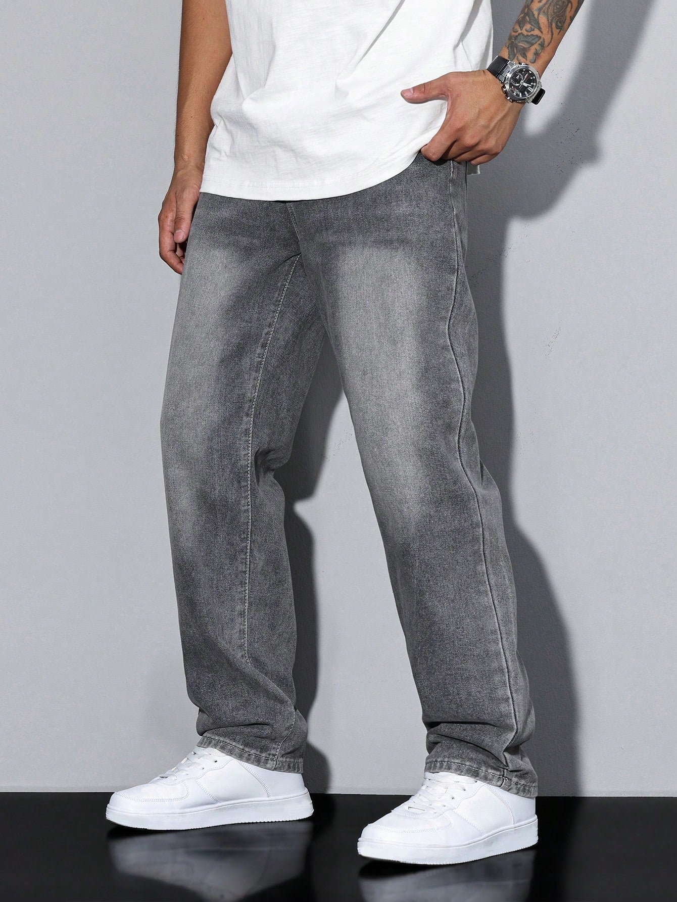 Men's Loose Casual Jeans Streetwear Comfortable Denim Pants