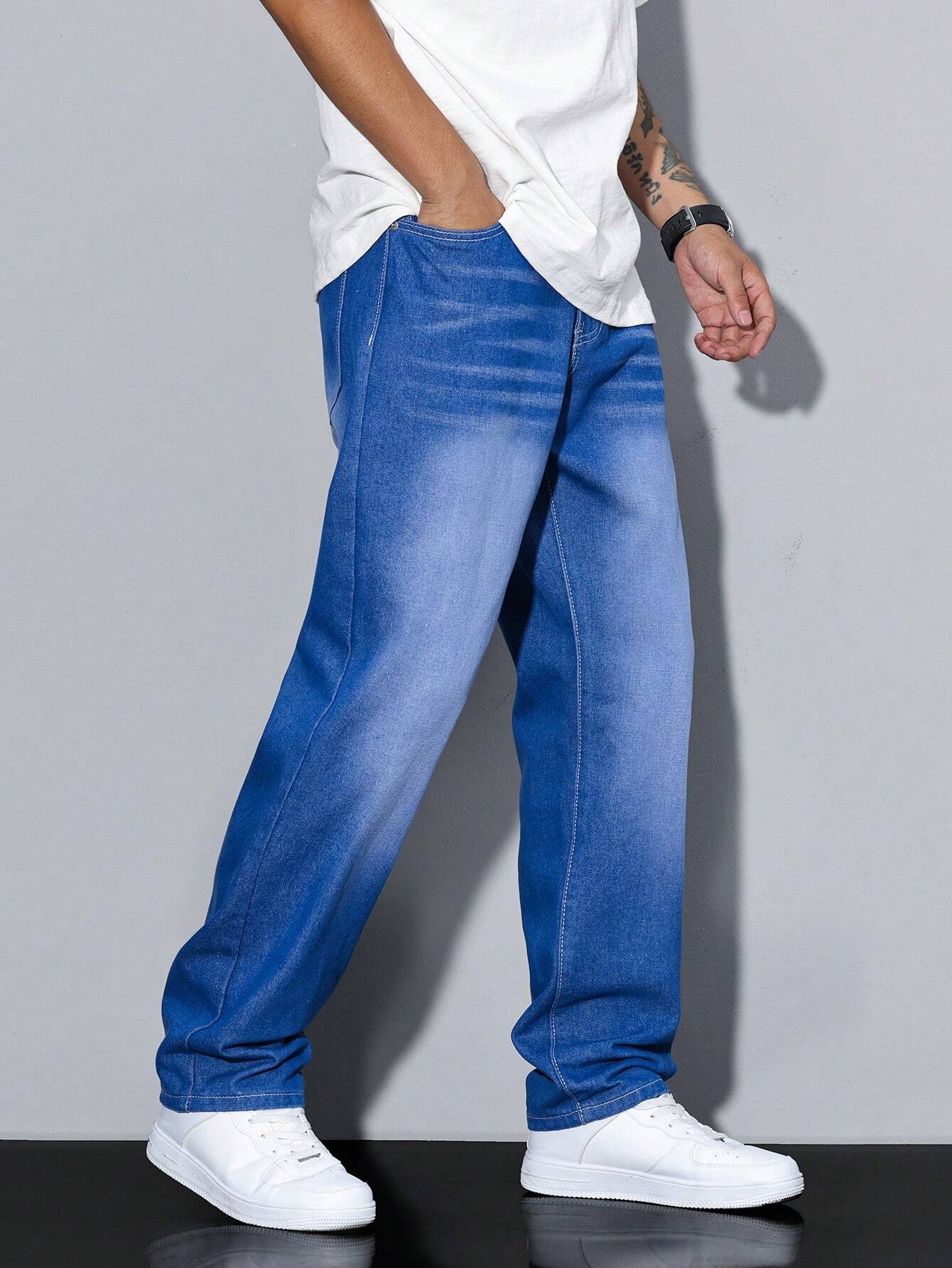 Men's Loose Casual Jeans Streetwear Comfortable Denim Pants