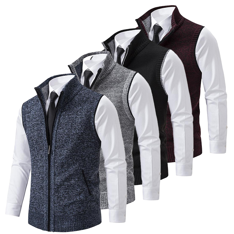 Men's Vest Business Casual Style – Comfortable Sleeveless Bodywarmer for Shirt or Blazer