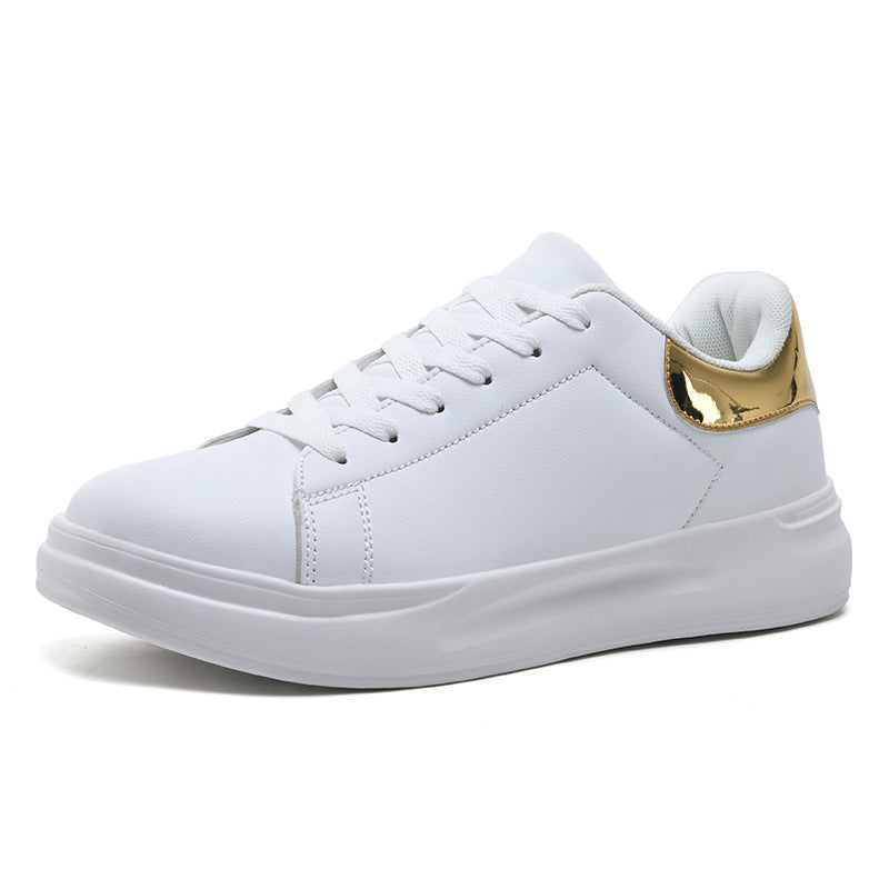Norman – Large Size White Waterproof Sneakers made of Vegan Leather