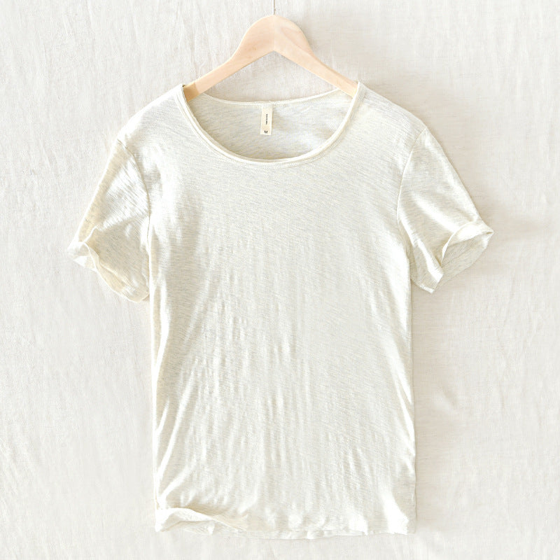 Tim – Breathable Short Sleeve T-shirt in Solid Color