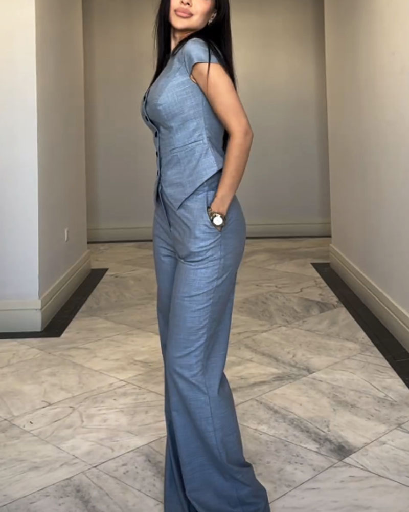 Amy – Set of Blouse and Pants