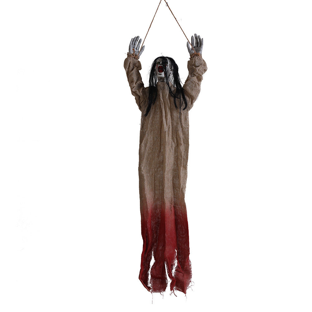 Halloween Hanging Ghost Dolls Decoration Set - Creepy Ornaments for Halloween
