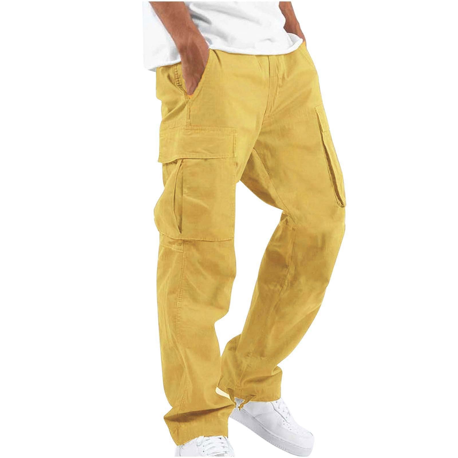 Men's Cargo Pants in Casual Streetwear Style with Multifunctional Pockets