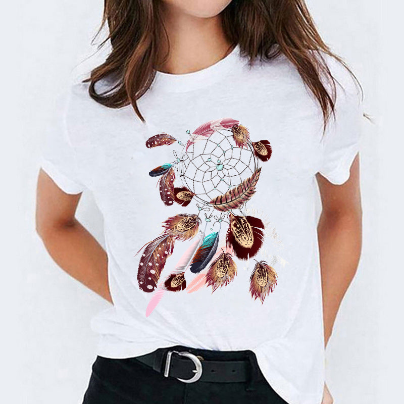 Vanessa – Cute Cotton T-shirt with Short Sleeves