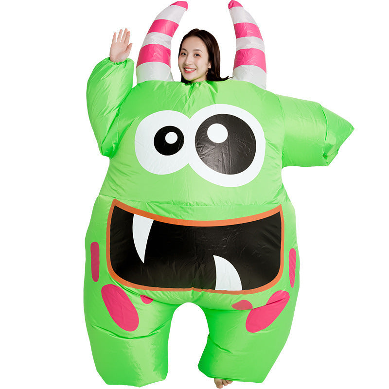 Halloween Children's Costume Inflatable Alien with UFO - Dress-up Suit