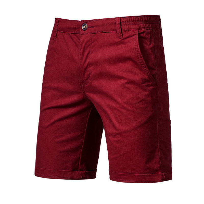 Men's Chino Shorts with Regular Fit and Side Pockets – For Casual and Neatly Dressed Looks
