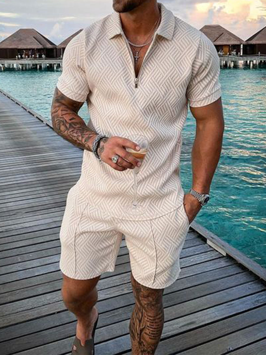 Harvey – Summer suit with short sleeves