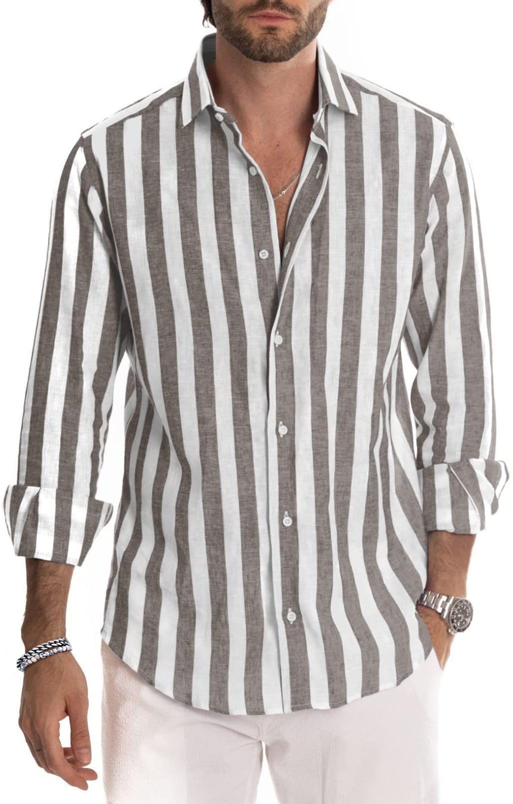James – Loose Striped Polo Shirt